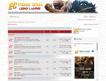 Tablet Screenshot of eternalcatala.com